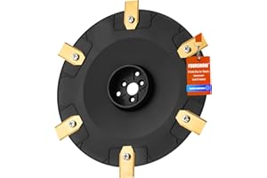 FOURSHOW Wydajne cięcie - talerz do noży dla robota koszącego + 6 sztuk noży zamiennych kompatybilnych z Husqvarna G3-P15, Automower 305, 310, 315, 315x, 405, 410, 415x, 435, 535 AWD tarcza tnąca