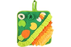 PLUSHCEWT Tapete de olfateo para perros, juego interactivo de alimentación para perros y cachorros, tapete de entrenamiento para mascotas medianas y pequeñas