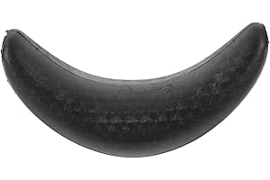 Rosenice - Cuscinetto per collo in gel di Gomma da appoggiare sul lavandino per lo shampoo (nero)