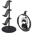 NC Game Controller Stand Holder Gamepad Headphone Holder Multi Adjustable Game Controller Headset Hanger Suitable for All PC Accessories, Xbox PS4 PS5 Nintendo Hand Shank