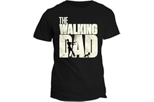 FASHWORK T-Shirt The Walking Dad Maglietta Papà manica corta Idea Regalo Festa del Papà