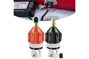 GUUFOO 2 Stück SUP-Pumpenadapter für Schlauchboote Adapter,Adapter Kompressor für Schlauchboot Ventiladapter Sup Ventilfür Kompressor Standard Schrader Konventionelle Luftpumpe Luftventiladapter