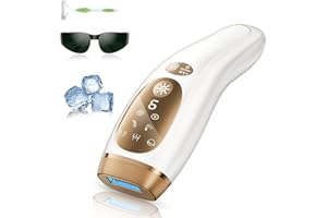 ‎HAARLOSY Haarlosy IPL Geräte Haarentfernung mit Gefrierfunktion - 9 Energiestufen 999900 Lichtimpulse Laser Haarentfernung, Schmerzfreie Haarentfernungsgerät Zuhause für Gesicht Körper Achseln Beine