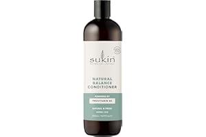 Sukin Natural Balance Conditioner 500ml - adds shine to the hair while leaving it hydrated & balanced - with a blend of Baobab and Sesame Oils; cruelty free & vegan friendly.
