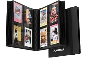 Alteagle 160 Pockets Mini Photo Album, Kpop Photocard Holder Book, for Polaroid, Instax Mini，Kpop Photos and TCG