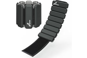 ‎SPORTNEER Sportneer Tragbare Gewichtsmanschetten – 2er-Set (Jeweils 0,5 kg & 1 kg) für Damen und Herren, Knöchelgewicht Set für Yoga, Tanz, Aerobic