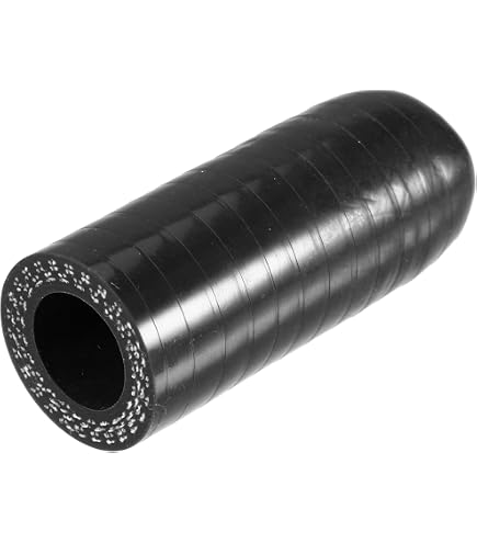 1 Pz 60mm L 8mm/0.31" ID Nero Tappo Tubo Silicone Per Auto - 8