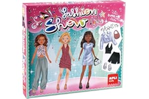 APLI Kids 19799 - Magnets Fashion Show, Juego magnético para Crear vestimentas para niñ@s a Partir de 6 años, CREA Tus Propios Looks y conviértete en diseñador de Moda