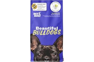 HEY HOLY Premium Trockenfutter für Bulldoggen 100% getreidefrei | 7kg hypoallergenes Hundefutter für ausgewachsene Bulldoggen mit Lachs | Hochverträglich aus natürlichen Zutaten