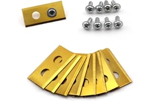 Headley Tools Replacement Robot Lawnmower Blades for Robotic Lawnmower, 24 Pack Titanium Coated Lawn Mower Blades for Worx Landroid