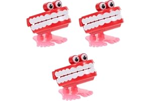 Norhogo Set di 3 giocattoli per i denti che scorrono i denti che scorre i denti, regalo di Natale, compleanno