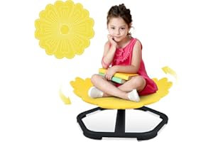 ZILCHX Sensory Spinning Chair for Kids, 360° Swivel Seat, Autism & ADHD Wobble Chairs, Sensory Balance Toys for Vestibular Training, Body Coordination Training, Relief Motion Sickness, Friendly for Kids 3+