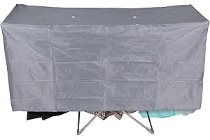 Daewoo Copertura per stendibiancheria riscaldata, migliora le prestazioni del tuo stendibiancheria riscaldato, accelera il tempo di asciugatura, mantiene il calore contenuto, compagno perfetto per lo