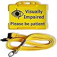 Visually Impaired Hidden Disability ID Card - Lanyard - Disability Awareness