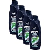 BLENDAX Menthol Shampoo For Men 500 Ml X 4 Pieces