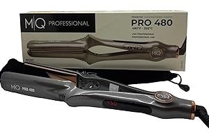 MQ PROFESSIONAL M.Q PROFESSIONAL - Plancha Alisadora de cabello, Titanio, PRO 480, 220W