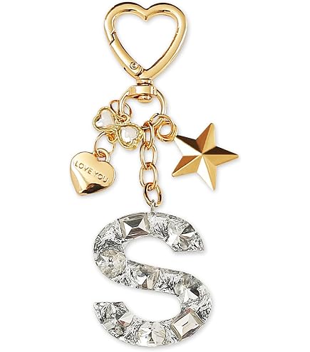 Portachiavi Personalizzato Con Iniziale E Farfalla Per Ragazze - Ciondolo Scuola In Resina Rosa Con Nappe E Paillettes, Regalo Per Bambine E Donne