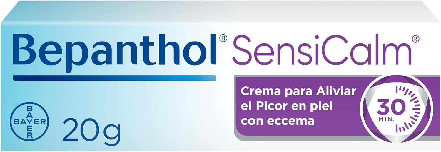 Bepanthol Derma SensiCalm para Aliviar el Picor y Enrojecimiento de las Irritaciones Cutáneas en Solo 30 Minutos, Sin Cortisona, 20 g