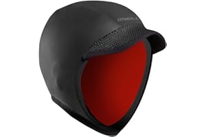 O'NEILL WETSUITS O'Neill 3mm Squid Lid Neoprene Wetsuit Cap Hat Black - Unisex