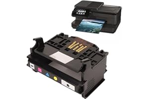 PLPLAAOO Printhead Replacement, Print Head Printhead Replacement, Strong ABS Printhead Replacement for HP Photosmart 7520 7510 7525 7515 C6340 D7560 C6350