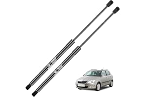 WateryWave 2X Rear Tailgate Struts for Skoda Fabia 2006-Onwards Hatchback Estate Car Boot Gas Springs 440N 490MM Gas Struts Boot Struts Shock Lift Support Replace #5J6827550B, 5J6827550, 5J6827550C