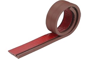 EUNEWR Türschwellenrampe, 90 x 7,5 x 1CM / 1,5CM / 2CM Rollstuhlrampe PVC Schwellenrampe, Türschwellenrampen für Rollstuhl, Rollator oder e Scooter (Braun, 2CM)