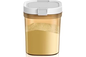 Aolso Baby Milk Powder Dispenser Pot,1800ml Formula Dispenser Pots with Lid & Spoon,Baby Formula Container for Milk Powder, Coffee, Cereal, Flour