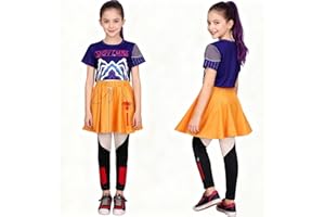 dellyy Costume Cosplay K-Pop Hunter，Costume da Demon Koreanpop bambini，Kpo-p Costume da Demone，Bambini Anime Ragazza Cosplay