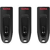 SanDisk Ultra 32 Go Clé USB 3.0 jusqu'à 130 Mo/s - Paquet de trois