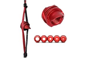 ACCMOS 37/45 Grad Bogensport Compoundbogen Peep Sight 6-mal oder 8-mal Objektiv Aluminium Gehäuse Peep Sight mit 5 STK Innerer Kern Jagd Bogenzubehör