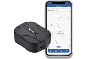 Zeerkeer Localizador GPS para Coche,150 días en Espera Rastreador GPS 10000mAh Seguimiento Tiempo Real Impermeable Fuerte Imán para Camión, Flota