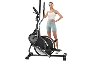 ‎YOSUDA YOSUDA Crosstrainer für zuhause Testsieger, 3-in-1 (Ellipsentrainer + Stepper + Stairmaster), 16 Widerstandsstufen, 8kg Schwungrad, Ultraleiser Magnetwiderstand, 45° Neigung, Pulssensor, LCD Monitor