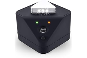 PlanetFlame - Repelente ultrasónico para ratones, ondas sonoras de alta frecuencia, 3 modos de trabajo, para el hogar, cocina, almacén, repelente de ratas, mosquitos, cucarachas (negro)