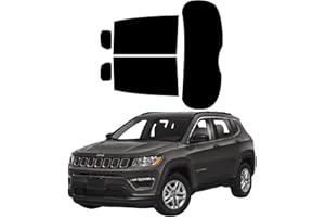 Generico Pellicole Oscuramento Vetri Auto Pre Tagliate a Misura Ricambio Compatibile con Jeep Compass dal 2017 a Oggi LOLLOMOTO (20% Scura)