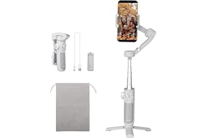 FeiyuTech VB4 Smartphone-Gimbal für iPhone & Android – Faltbarer 3-Achsen Handy-Stabilisator, Leicht & Tragbar, Vlog-Gimbal für Samsung S23 & iPhone 17/16, Ideal für Reels, YouTube & TikTok-Videos