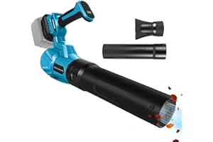 JUDANNA Soffiatore per foglie a batteria Makita da 18 V, 360 W, soffiatore elettrico a 5 marce fino a 46 m/s, per la cura del prato