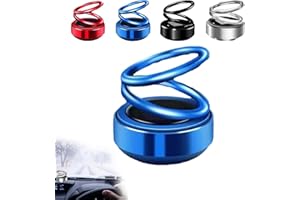 WLWWCX Chauffage moléculaire cinétique portable MIQIKO, mini réchauffeur cinétique portatif, 360° chauffage solaire à double anneau rotatif automatique, chauffage moléculaire cinétique (bleu)