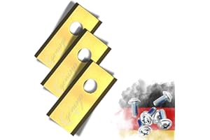 Genisys Titan Remplacement des Couteaux Lames Compatible avec Parkside Smart Tondeuse - LongLife - 1-Trou à la Rupture [DIN en 50636 vérifié] - avec Vis, pièce:30