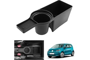 GAFAT V W UP GTI/Seat MII/Citigo 2013-2023 Centre Console Storage Box, Organiser Tray Bottom Centre Console Rear Cup Holder, Compatible with VW UP Accessories