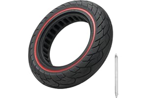PEESHON Electric Scooter Solid Tyre 10 Inch, 10x2.125 Scooter Replacement Wheels, Electric Scooter Tubeless Tyre,Universal Tire Puncture Proof Electric Scooter Tyres with 1 Mounting Tool