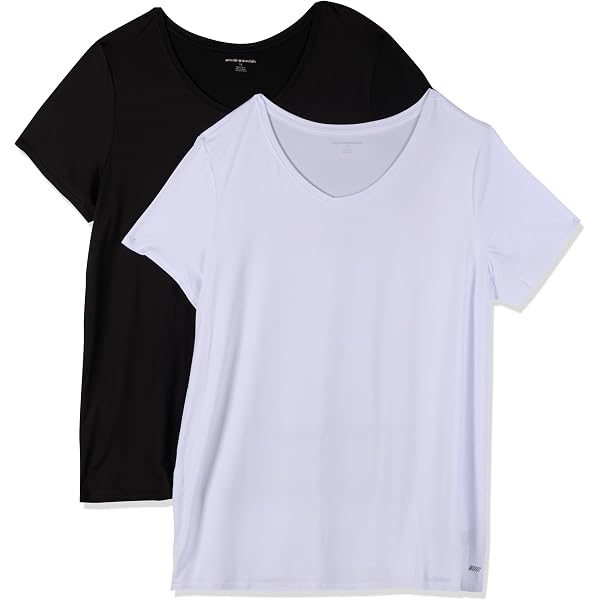 T-shirt Femme Ample été - Col Rond, Manches Courtes, Viscose/polyester - Noir, Blanc, Abricot, Vert, Bleu Ciel (S-XXL)