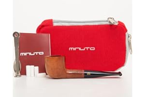 Pipa Savinelli Minuto liscia in radica, modello 401, dimensione foro 6 mm