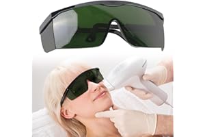 BRISKORE Laser Schutzbrille, IPL Brille 200-2000nm Infrarot Schutzbrille, Laser Schutzglas Laserschutzbrille Laser Brille für Haarentfernung IPL, IPL Schutzbrille Laserbrille für Männer Frauen