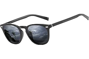 Tolumo Retro Polarized Sunglasses Men Women Al-Mg Metal Leg TR90 Ultra Light Frame UV400 For Driving Golf Fishing