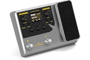 SONICAKE Gitarren Effektpedal Multi-Effekte Prozessor mit Expression Pedal 140 integrierte Effekte 198 Presets Gitarren Bass Amp Modeling Unterstützung IR OTG USB Audio Interface Matribox