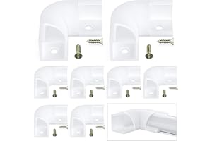 Chesbung Conector de Esquina de 90 Grados, SOLO para Canal LED-Aluminio-LED en forma de U Chesbung (ASIN: B07PSNJMPN, B07PTQ6FTZ, B07KR7H4B6, B07Q1B91MT), Incluidos Tornillos