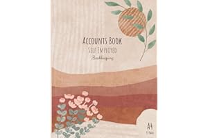 Accounts Book Self Employed: Income and Expense Log Book | Accounting Ledger Book for Small Business and Sole Traders | Personal Money Bookkeeping | A4