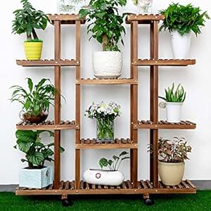 qzp Blumen Regale Holz Blumen Regale Massivholz Blumentöpfe Regale