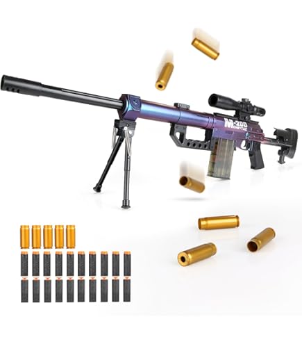 Fusil Sniper Airsoft AWM Réaliste 1:1 - Lanceur Billes Mousse Pour Adulte Et Enfant