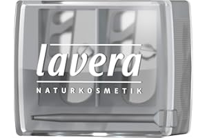 lavera Duo Sharpener - Pencil Sharpener (DUO) ∙ Suitable for standard and jumbo eye pencils and lip pencils ∙ Cosmetic sharpener Natural cosmetics Make-up (1 piece)